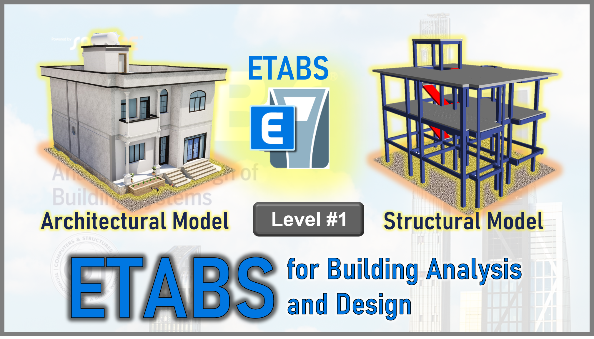 ETABS- LEVEL1: For RC Building Analysis and Design